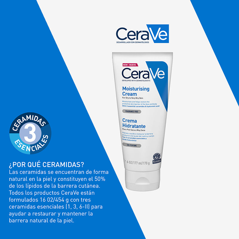 CeraVe Crema Hidratante (Tubo) 177 ml