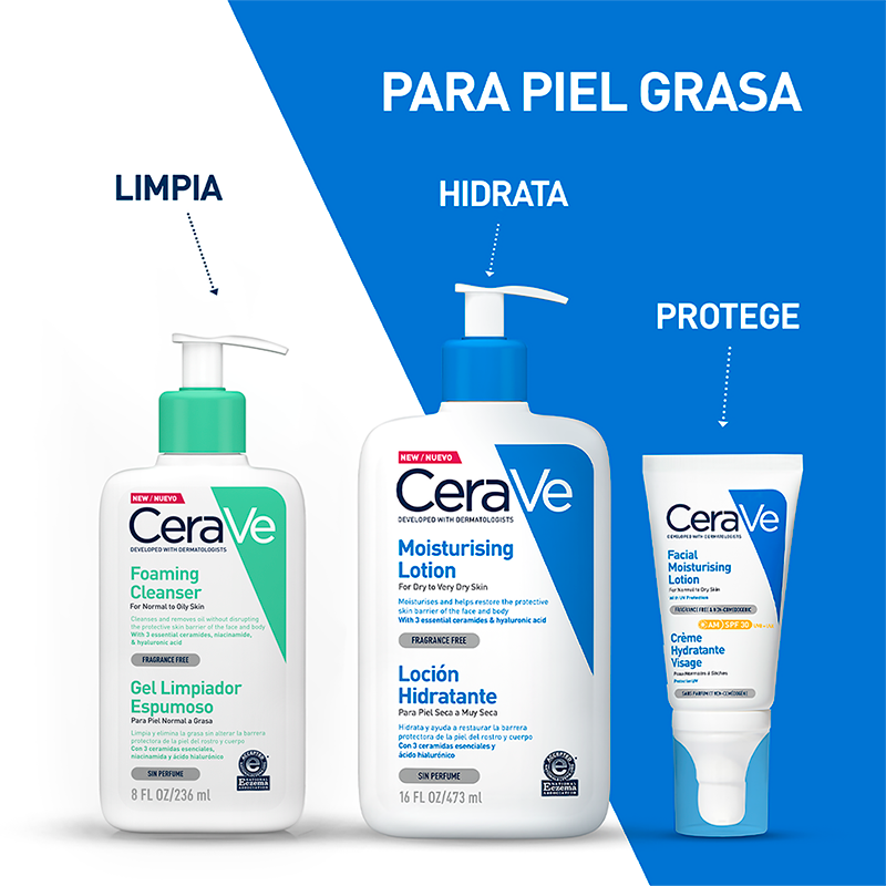 CeraVe Gel Limpiador Espumoso 236 ml