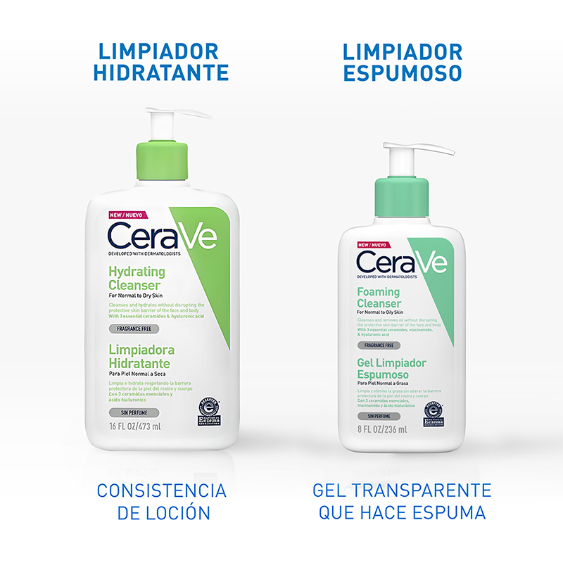 CeraVe Gel Limpiador Espumoso 236 ml