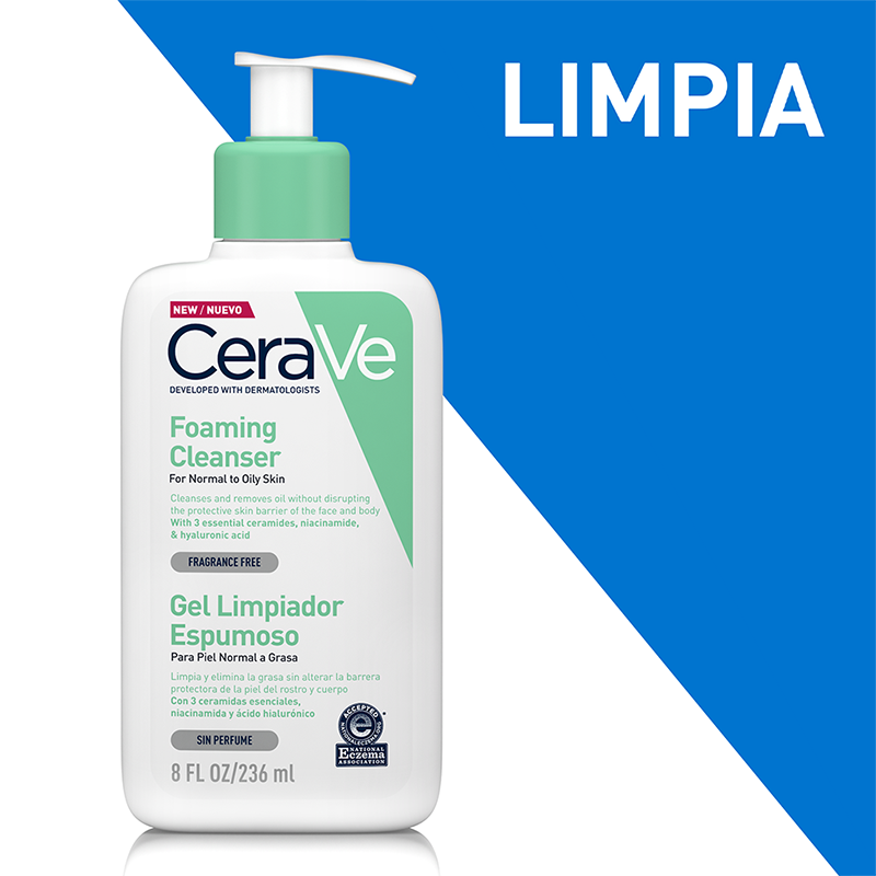 CeraVe Gel Limpiador Espumoso 236 ml