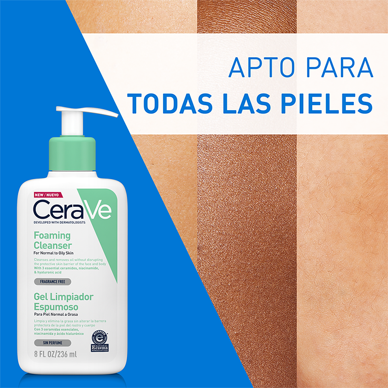 CeraVe Gel Limpiador Espumoso 236 ml