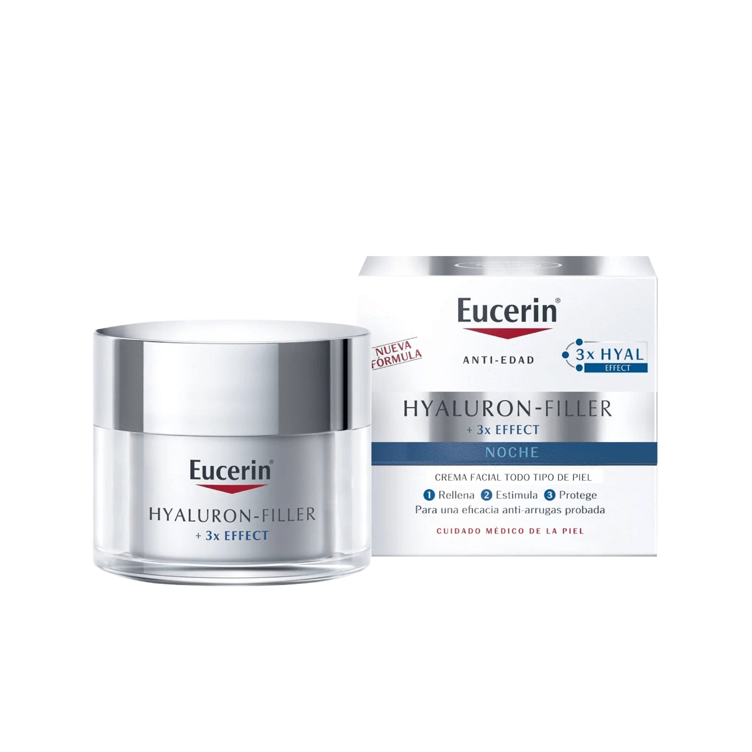 Eucerin Hyaluron Filler 3x Effect Crema Facial de Noche 50 ml