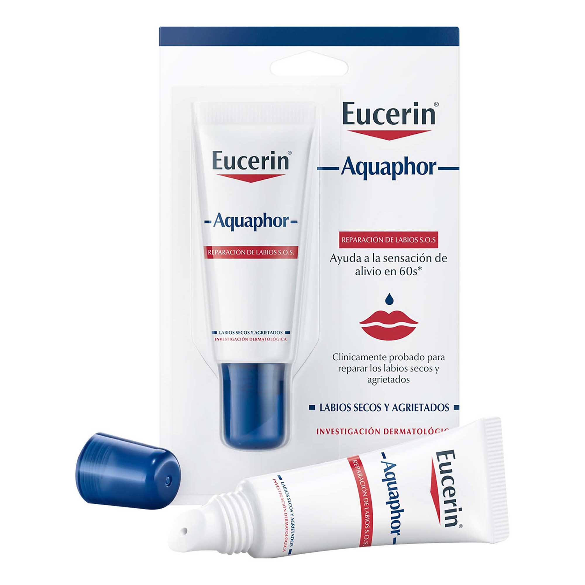 Eucerin Aquaphor Ünguento Reparador Labios SOS 10 ml