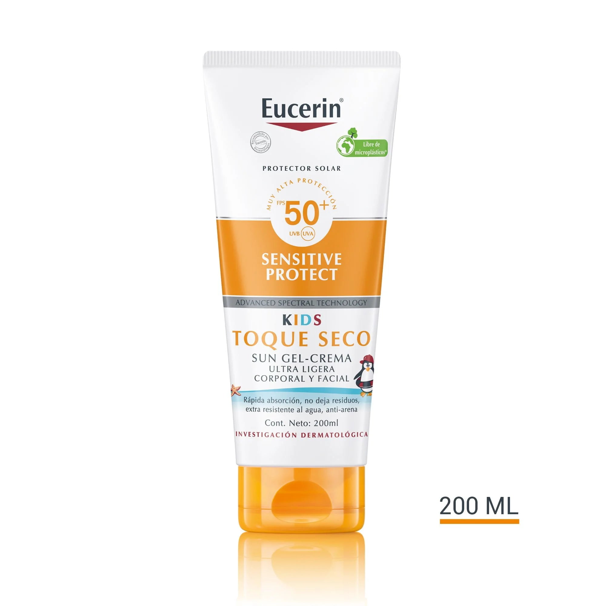 Eucerin Proteccion Solar Corporal Toque Seco Kids FPS 50+ 200 ml