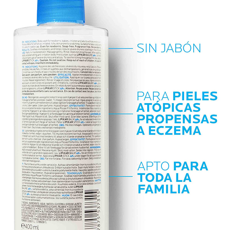 La Roche-Posay Lipikar Syndet AP+ 400 ml