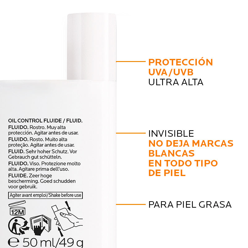 La Roche-Posay Anthelios UVMune Oil Control Fluido SPF 50+ 50 ml