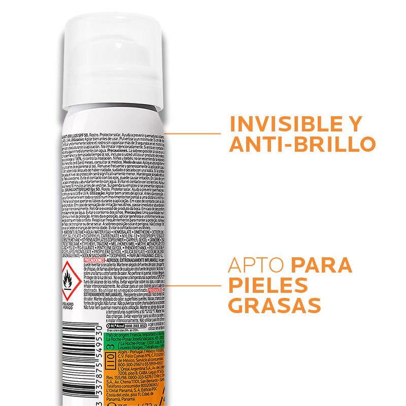 La Roche-Posay Anthelios Bruma Facial Invisible 75 ml